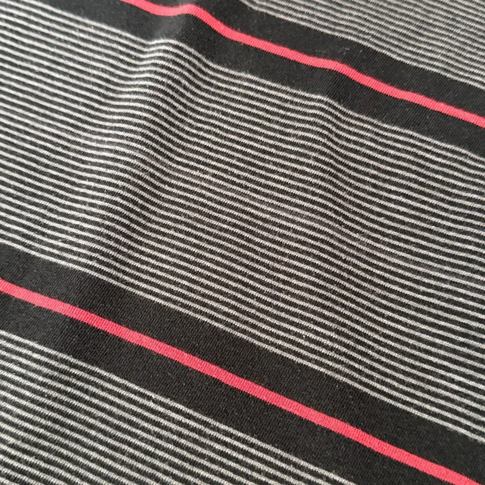 Tony Hawk Black and Red Striped Short Sleeve Henley Tee Shirt T-Shirt - Picture 4 of 5